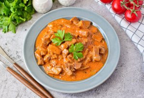 Бефстроганов в мультиварке