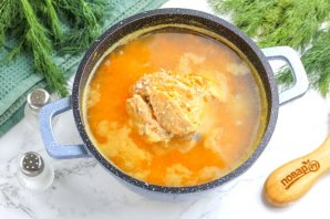 Суп рыбный из горбуши консервы Суп рыбный из горбуши консервы