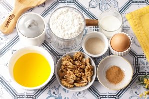 Рогалики с корицей и орехами Рогалики с корицей и орехами