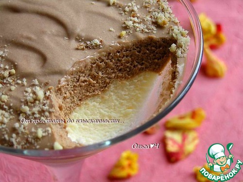 Десерт-мусс «Два шоколада» Десерт-мусс «Два шоколада»