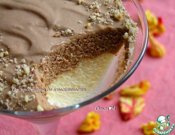 Десерт-мусс «Два шоколада» Десерт-мусс «Два шоколада»