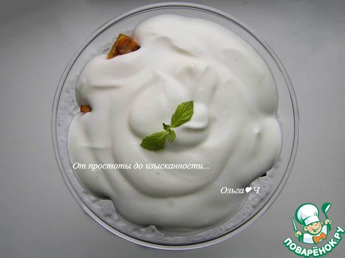 Десерт с айвой Десерт с айвой