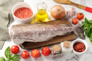 Треска, запеченная под соусом Треска, запеченная под соусом