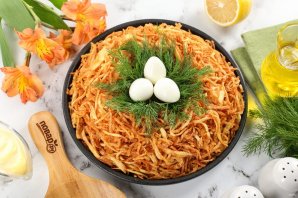 Салат "Гнездо" Салат "Гнездо"