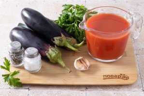Баклажаны в томатном соке на зиму Баклажаны в томатном соке на зиму