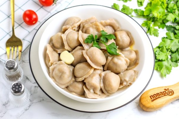 Гречневые пельмени Гречневые пельмени