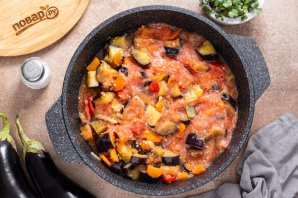 Соте из баклажанов на зиму