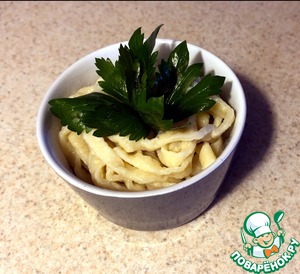 Домашняя лапша с добавлением тофу Домашняя лапша с добавлением тофу