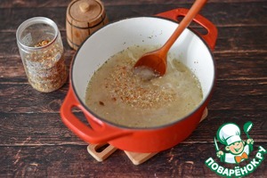 Дроблёная полба с морковью и луком Дроблёная полба с морковью и луком