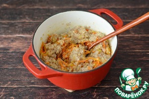 Дроблёная полба с морковью и луком Дроблёная полба с морковью и луком