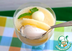 Дынная панна котта Дынная панна котта