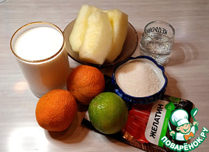 Дынная панна котта Дынная панна котта