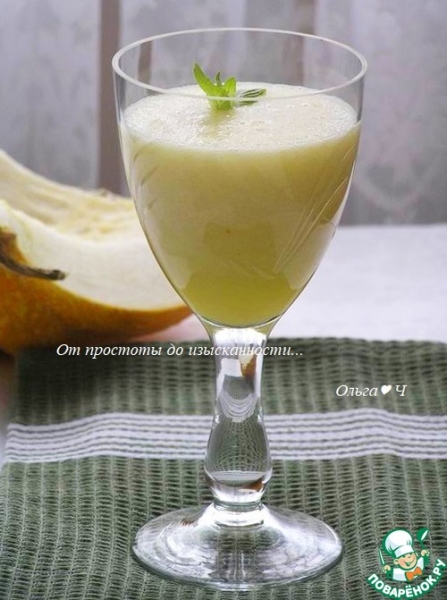 Дынно-ананасовый коктейль Дынно-ананасовый коктейль