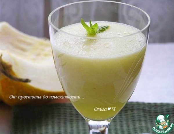 Дынно-ананасовый коктейль Дынно-ананасовый коктейль