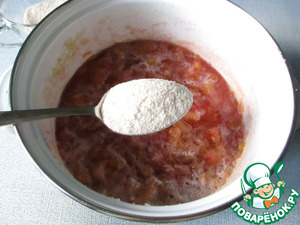 Джем из ревеня c ананасом