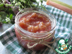 Джем из ревеня c ананасом