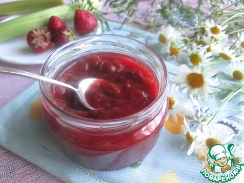 Джем из ревеня, клубники и изюма Джем из ревеня, клубники и изюма