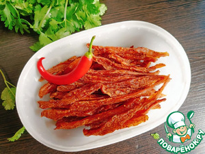 Джерки из куриной грудки Джерки из куриной грудки