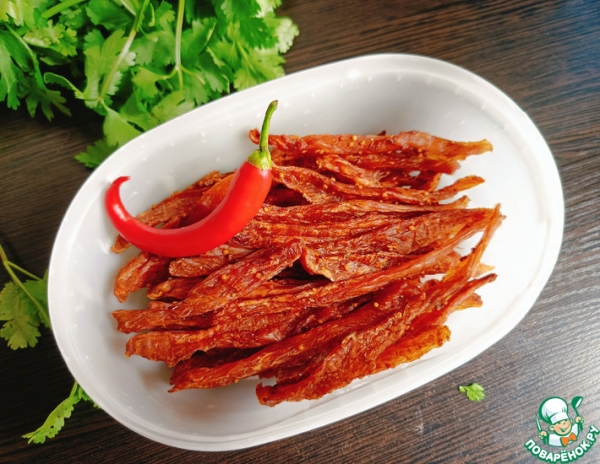 Джерки из куриной грудки Джерки из куриной грудки
