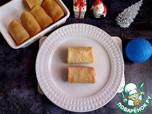 Блины, фаршированные картофелем с тунцом