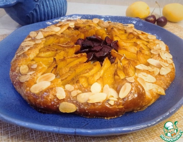 Фруктовая галета на творожном тесте Фруктовая галета на творожном тесте