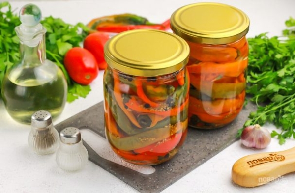 Острый перец маринованный