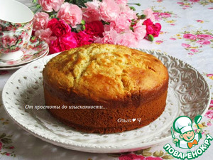 Йогуртовый кекс с белым шоколадом Йогуртовый кекс с белым шоколадом