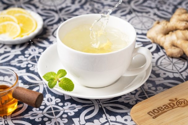 Имбирный чай с лимоном для похудения Имбирный чай с лимоном для похудения