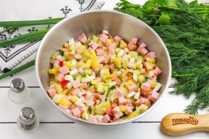 Холодник с колбасой Холодник с колбасой