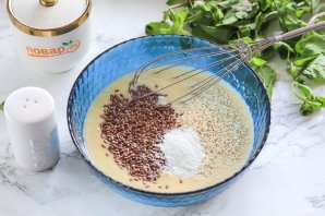 Печенье с семенами льна и кунжутом Печенье с семенами льна и кунжутом