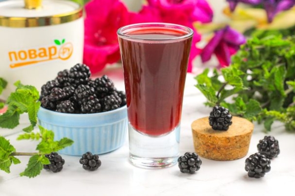 Ежевичная наливка Ежевичная наливка