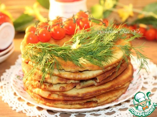 Пузырчатые лепешки с мясной начинкой Пузырчатые лепешки с мясной начинкой