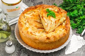 Миндально-яблочный пирог Миндально-яблочный пирог