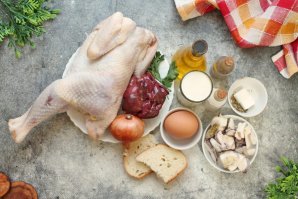 Фаршированная курица в духовке