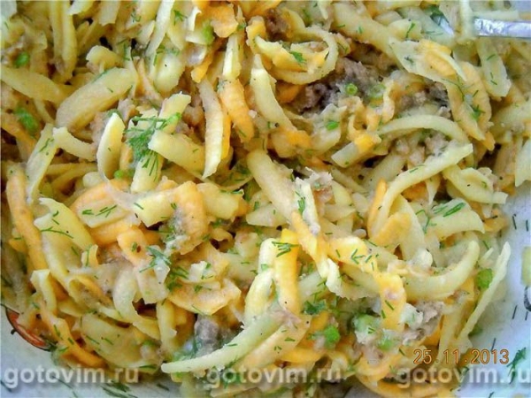 Картофельнные драники с тыквой