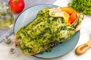 Утка с яблоками в рукаве Утка с яблоками в рукаве