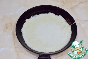 Блины с начинкой из колбасы и сыра Блины с начинкой из колбасы и сыра