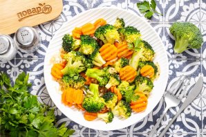 Брокколи с морковью
