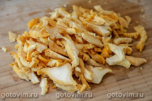 Овощное рагу с баклажанами и лисичками Овощное рагу с баклажанами и лисичками