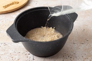 Ячневая каша с овощами Ячневая каша с овощами