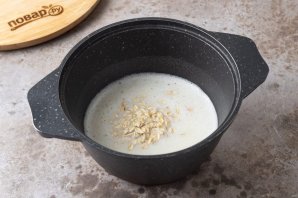 Овсяная каша с сыром и фруктами Овсяная каша с сыром и фруктами