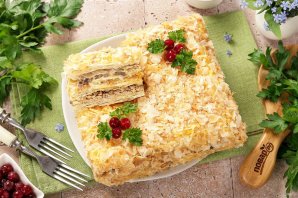 Мясной наполеон