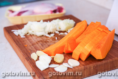 Лазанья с уткой и тыквой Лазанья с уткой и тыквой