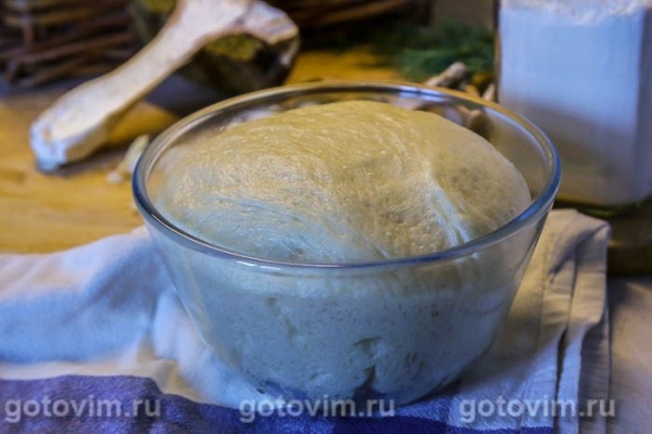 Тесто дрожжевое на сметане