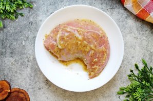 Индейка в медово-горчичном соусе