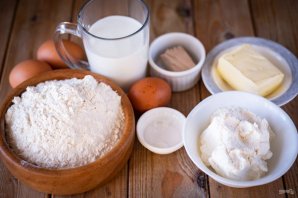 Хачапури по-аджарски с творогом Хачапури по-аджарски с творогом