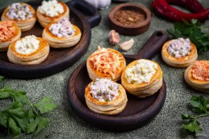 Слоеные тарталетки Слоеные тарталетки