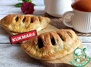 Пироги с жареной куриной печенью