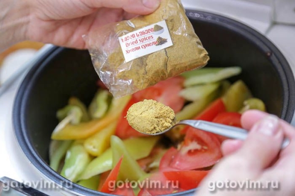 Оджахури - жаркое из свинины по-грузински (в мультиварке)