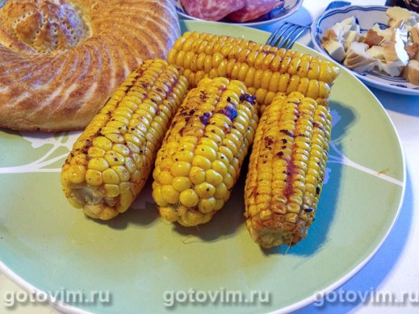 Варёная кукуруза со смесью Magic Dust Варёная кукуруза со смесью Magic Dust